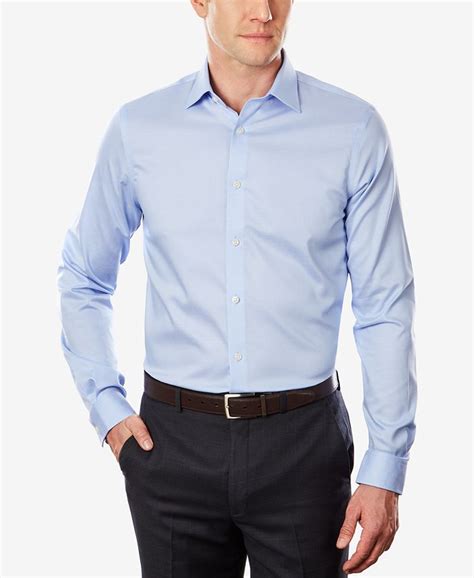 michael kors men's slim fit airsoft performance non-iron dress shirt|macy's airsoft slim fit.